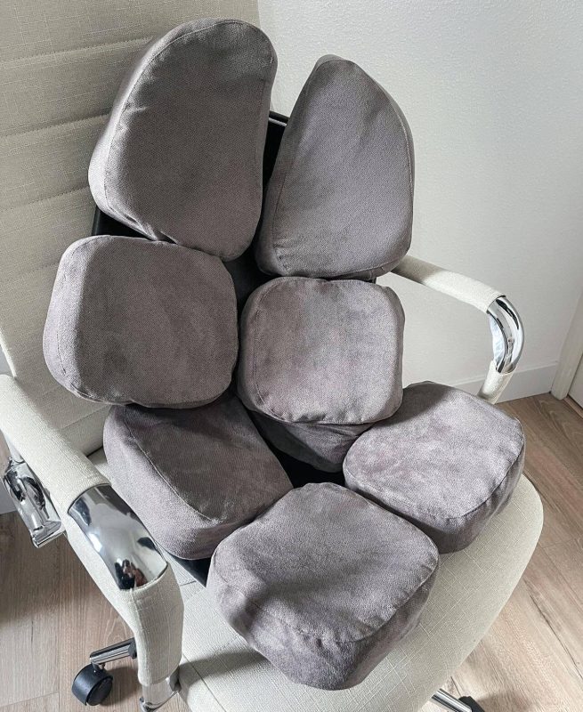 Blue Portance Coussin Aporia - Douleurs Lombaires Bureau