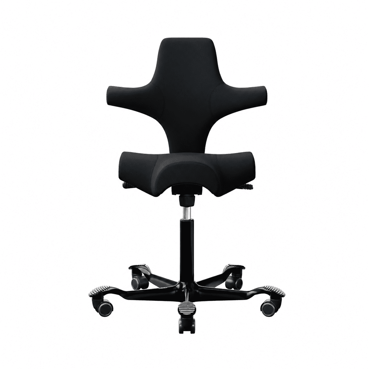 Front view of the HÅG Capisco 8106 saddle chair